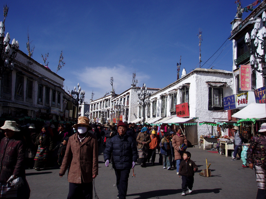 Lhasa’s Barkhor neighbourhood · gateway for a Nyemo excursion