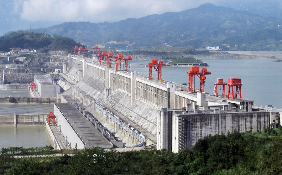 Three Gorges Dam near Yichang