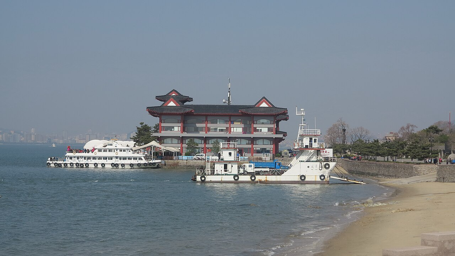 The waterfront on Liugong Island, Weihai