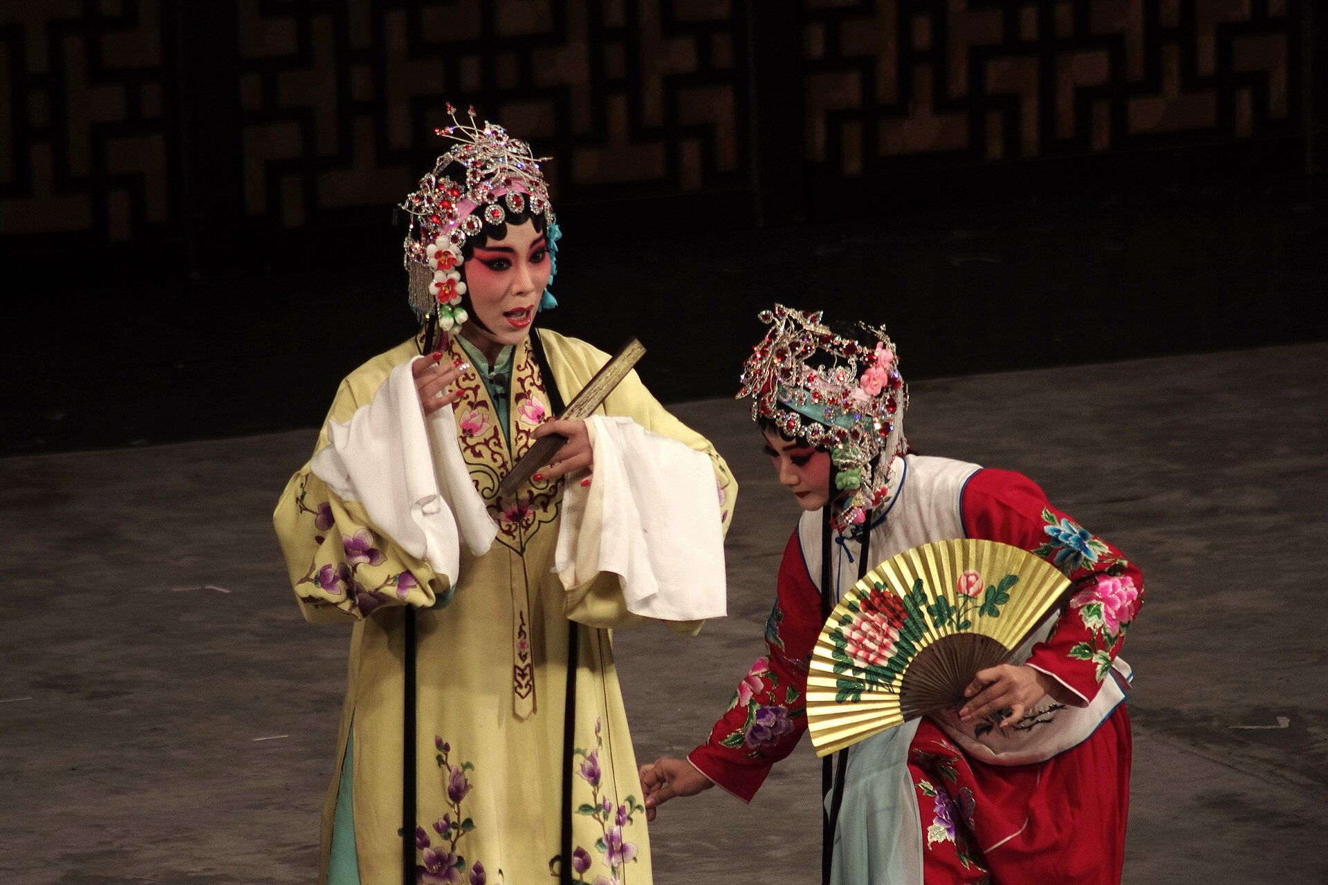 Peking opera performance · photographed in Shanghai