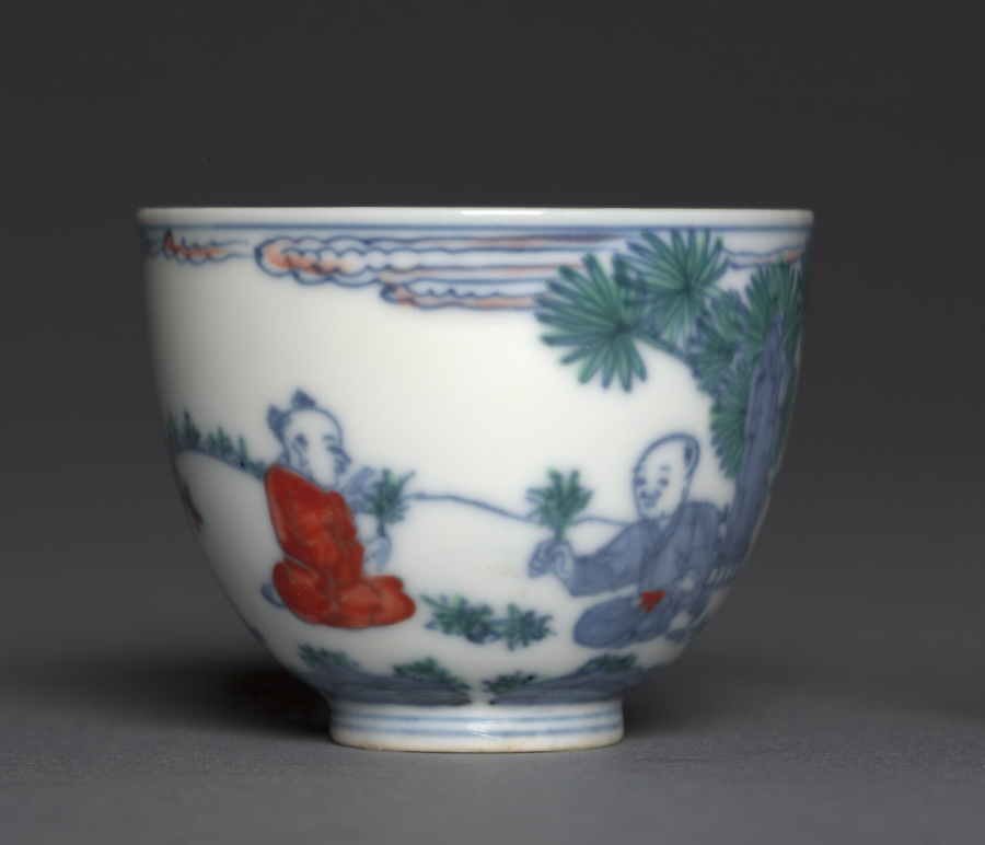 Jingdezhen porcelain wine cup · Cleveland Museum of Art