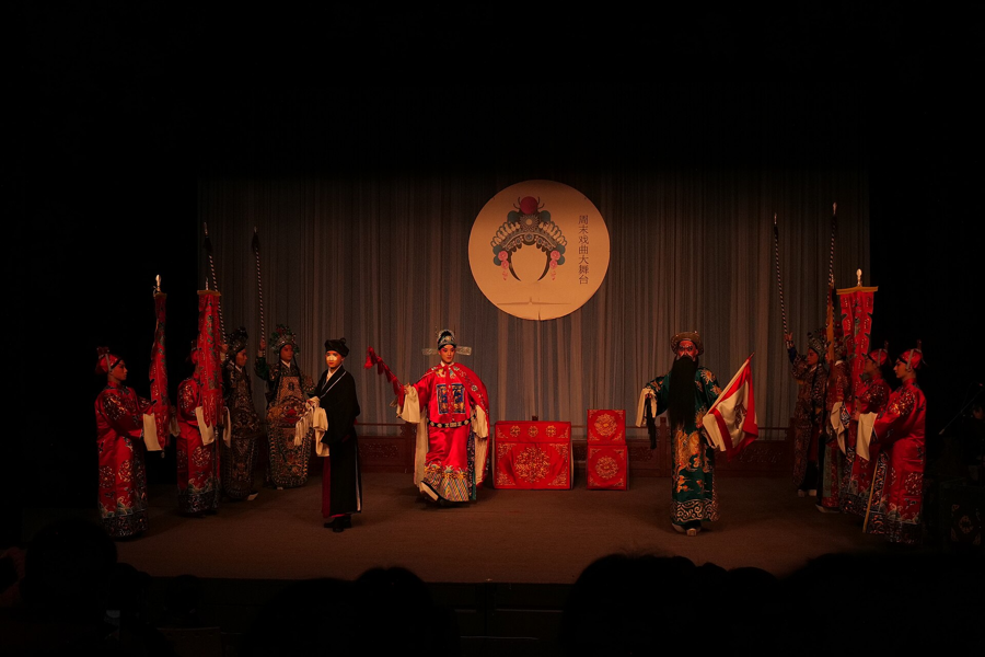 Kunqu on stage · photographed in Hangzhou