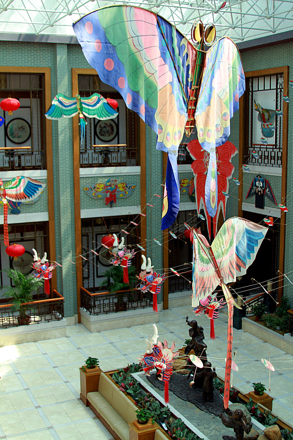 Kite display · Weifang Kite Museum