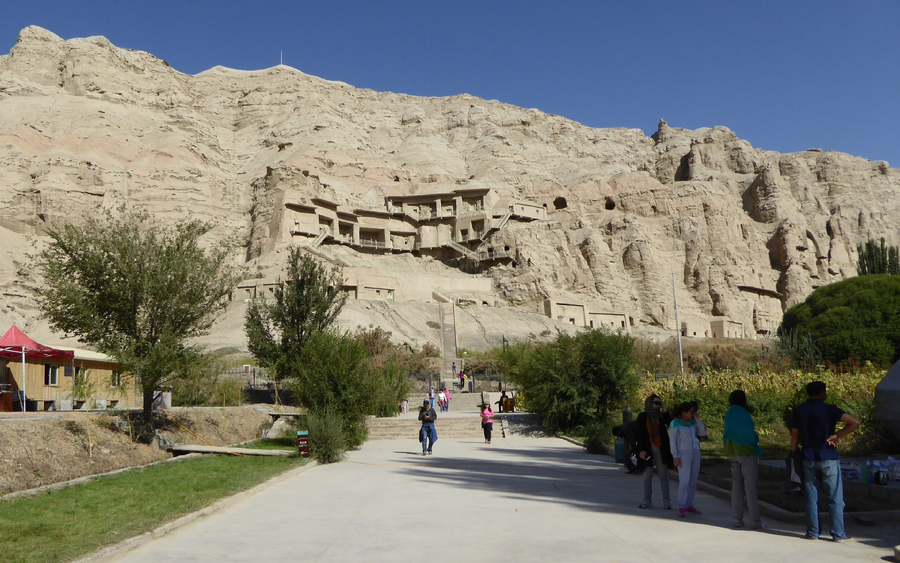 Kizil Caves landscape